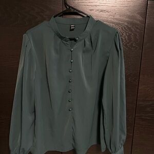 Elegant Green Women's Top